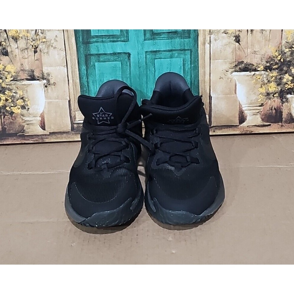 Nike Star Runner 4 NN Black Athletic Shoes Gym Running DX7615 002 Size 6.5Y Boy - Picture 7 of 8